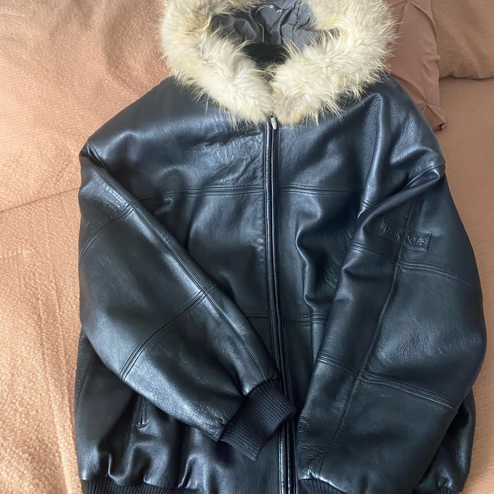 Mens leather jacket